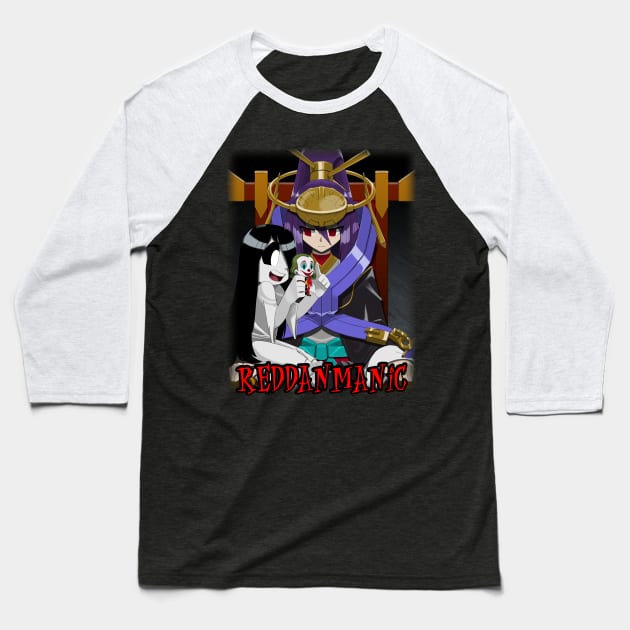 Triple Crossover - Izanami , Erma and Joker Baseball T-Shirt by Reddanmanic